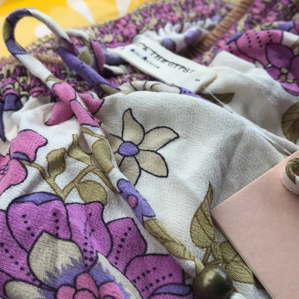 Spell Floral Maxi Skirt - Pink and Purple - Picture 7 of 7